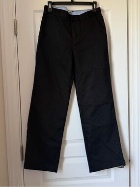New Boy Gap Black Chino Pants - Classic Straight Fit Size 16 Husky
